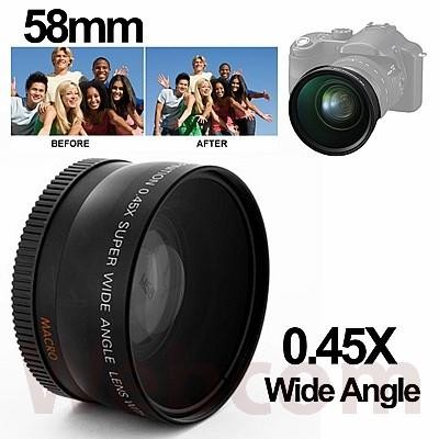 [Expret] Lensa Super Wide Canon + Makro 58mm Super Wide Angle Lens with Macro