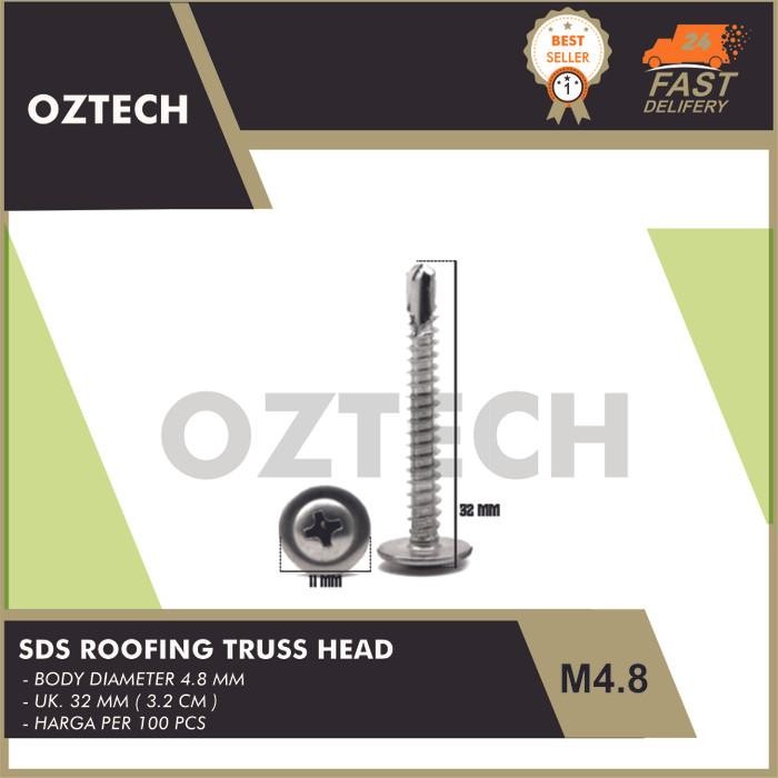 Expert Sekrup roofing sds 32mm kepala lebar 100pcs