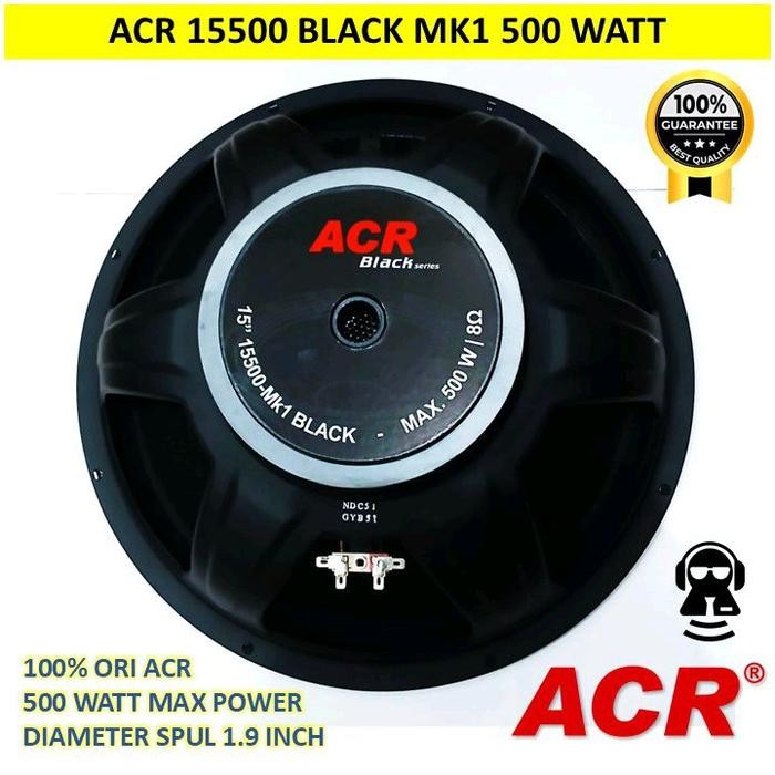 Speaker Acr 15 Inch 15500 Black Mk1 Series /Speaker Acr 15" 15500 Mk1 Black New Sale