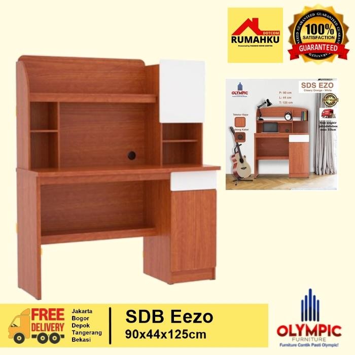 Meja Belajar Anak - Meja Belajar Kayu - Sdb Eezo - Olympic