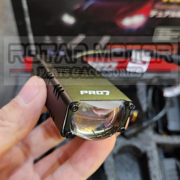 BRG BARU MINI PROJIE PRO7 MP.1TX-S / MP1TX SLIM Blue Lens 4X25W / MP1TXS