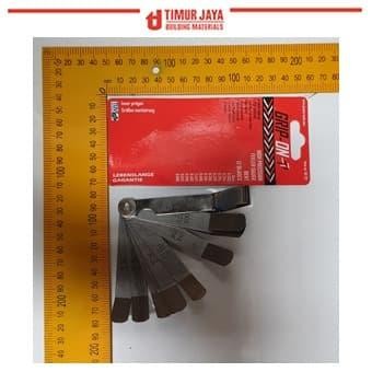 

FULLER 0.2 - 0.66 BLADES HIGH PRECISION FEELER 13 pcs GAUGE GRIP ON