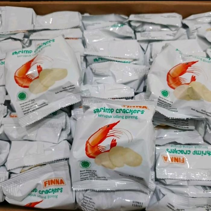 

FLASH SALE kerupuk udang finna isi 30 bungkus enak gurih renyah HALAL