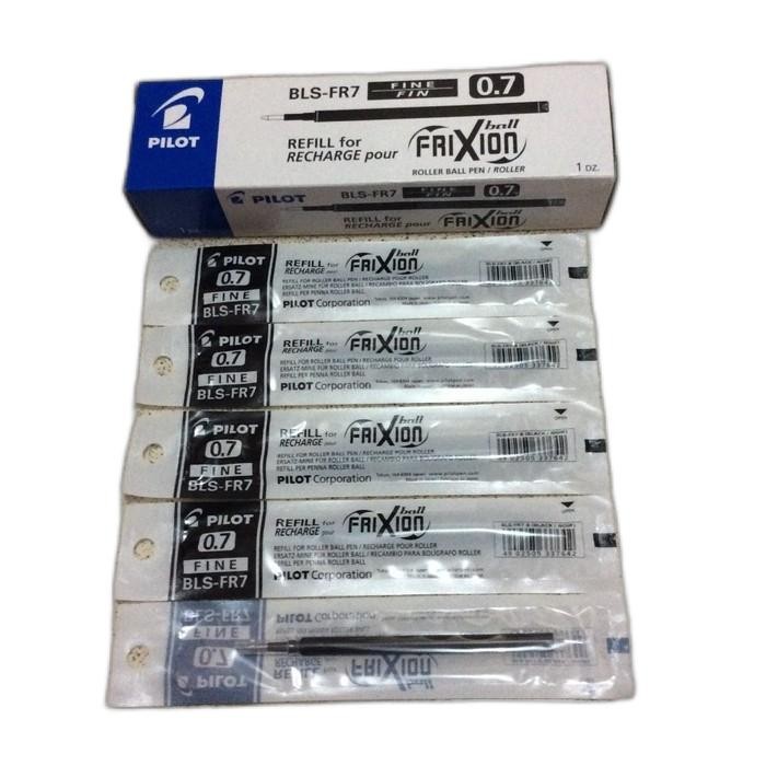 

(PAK) Refill Pulpen Pilot Frixion 0.7 BLS-FR7 Isi 12 Pcs / Refill Pilot Frixion 0.7