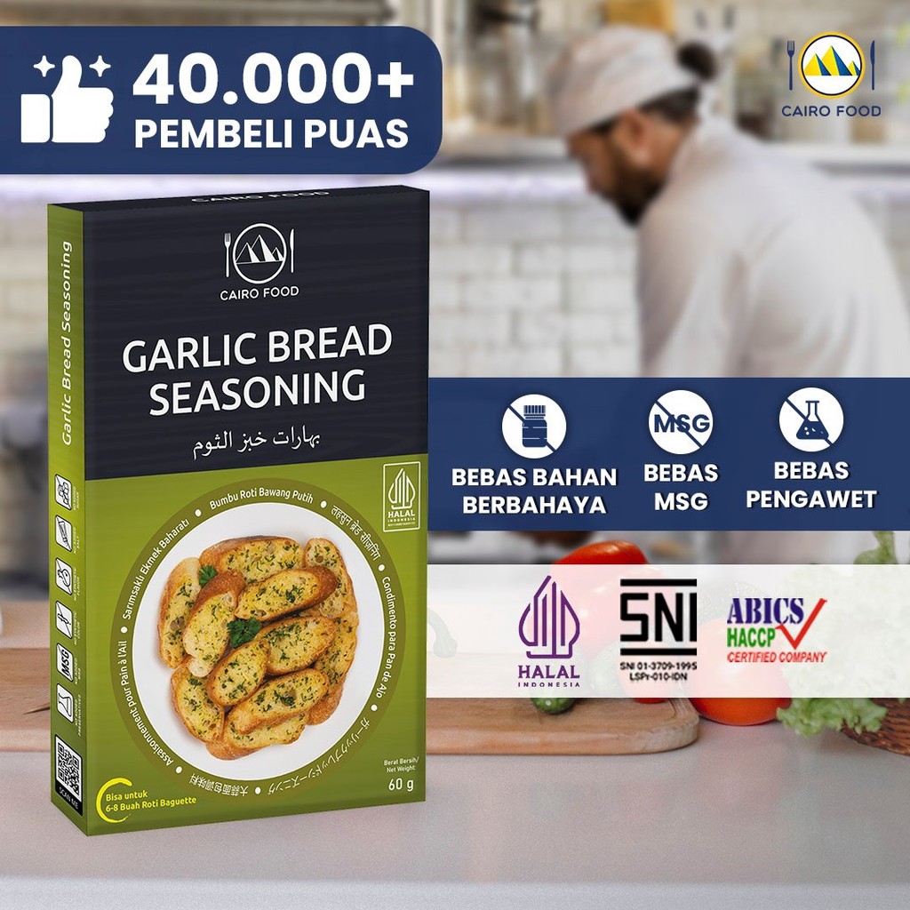

Cairo Food - Bumbu Garlic Bread Asli Rempah