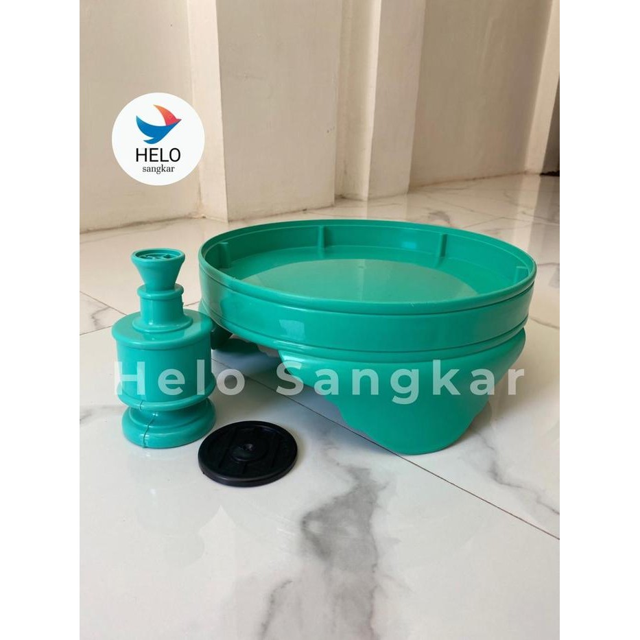 Tebok PVC Warna Untuk Alas Wadah Sangkar Kandang Kurungan Tempat Burung Lovebird Love Bird Diameter