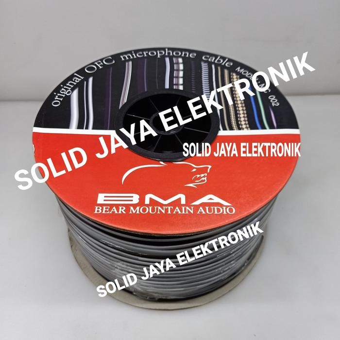 Kabel Mic Bma Original Stereo Microphone Ofc Mc-002 Tembaga 1 Roll New Sale