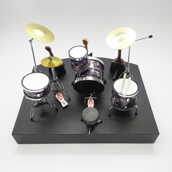 miniatur drum the beatles hiasan dinding the beatles koleksi beatles