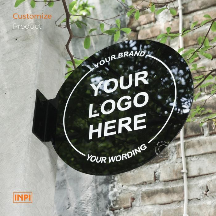 

Custom Sign Papan Tanda Nama Logo Toko, custom desain - INPI HOUSE