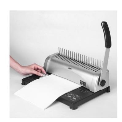 

Deli Binding Machine E3870 A4 Mesin Jilid Plastic Comb Garansi Resmi