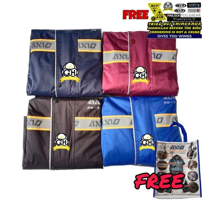 Jas Hujan Axio Jaket Hujan Axio Original Free Totebag Axio