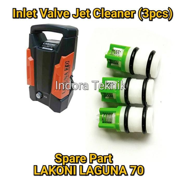 Inlet Valve 3pcs Lakoni LAGUNA 70 - Spare Part Pressure Washer