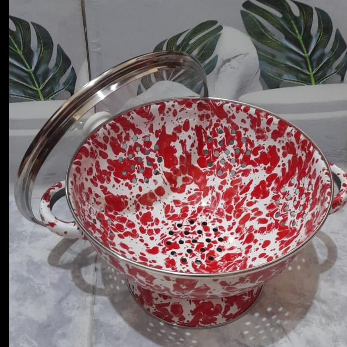 Wadah Nasi Jadul/ Sangku Nasi Enamel 23 Cm