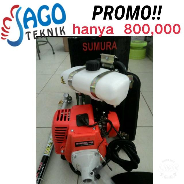 

AT PROMO Brush Cutter Mesin Potong Rumput Murah Pakai BENSIN 2 TAK