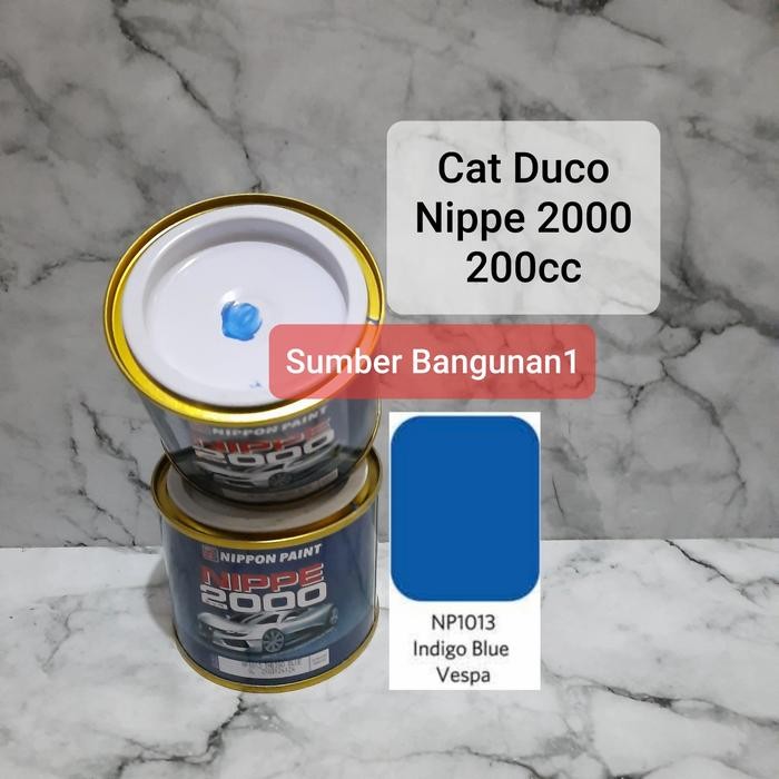NIPPE 2000 NP1013 Indigo Blue Vespa cat duco biru otomotif besi motor