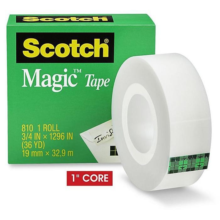 

AT 3M scotch magic tape bening