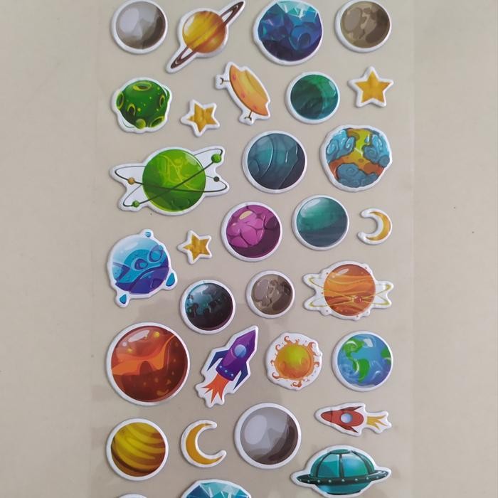 

AT Stiker timbul PLANET ANTARIKSA