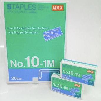 

AT [1 PACK] Isi Staples MAX Nomer 10 Isi 20 PACK Kecil