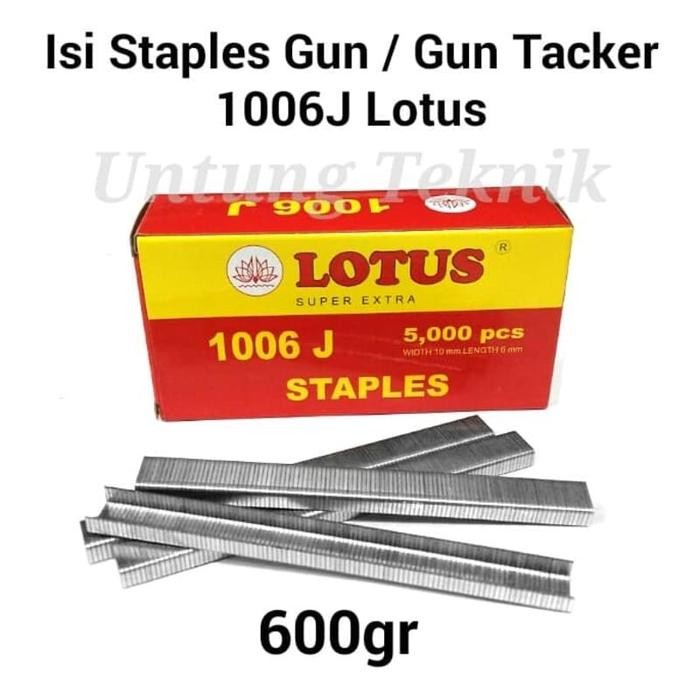 

AT LOTUS isi Staples 6mm 1006J lebar 10mm Murah