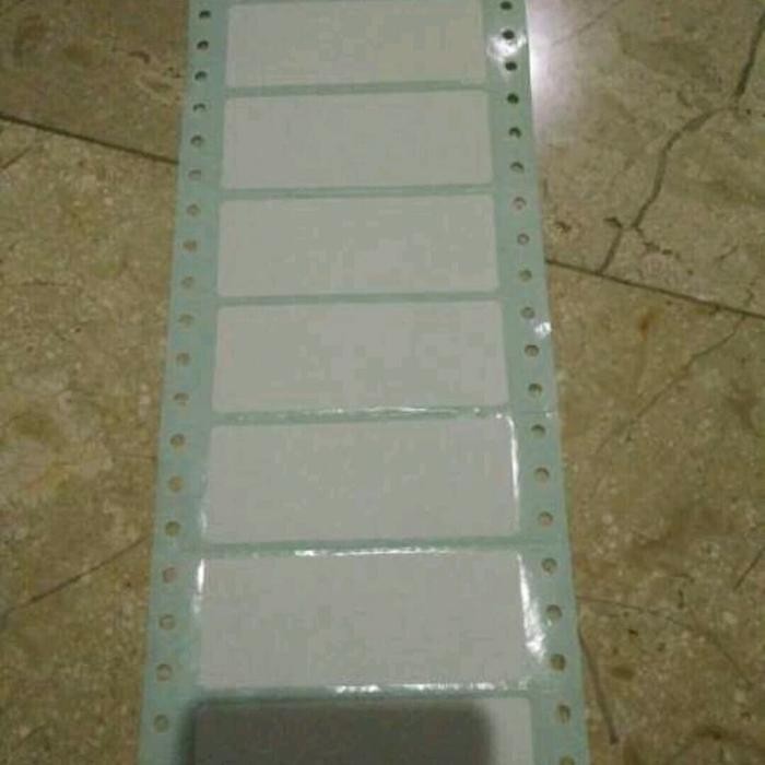 

AT Stiker Label Continuous Form ECERAN Polos Utk Label Harga,Obat,Barang