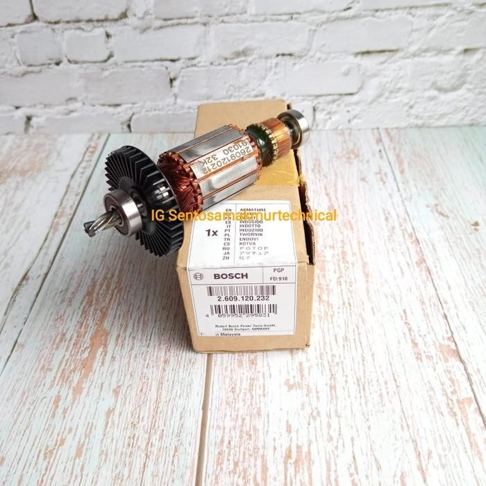 BOSCH GSB 13 RE Armature Angker Bor 13 MM Bosch Asli Original GSB13RE