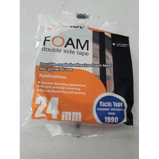 

AT Isolasi bolak balik. dobel tape. foam double tape. busa hitam