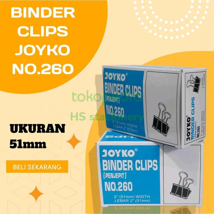 

AT PENJEPIT KERTAS / BINDER CLIPS NO.260