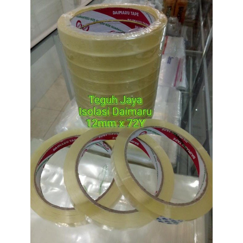 

AT Isolasi/Selotip Merk Daimaru 12mm x 72 Super Lengket
