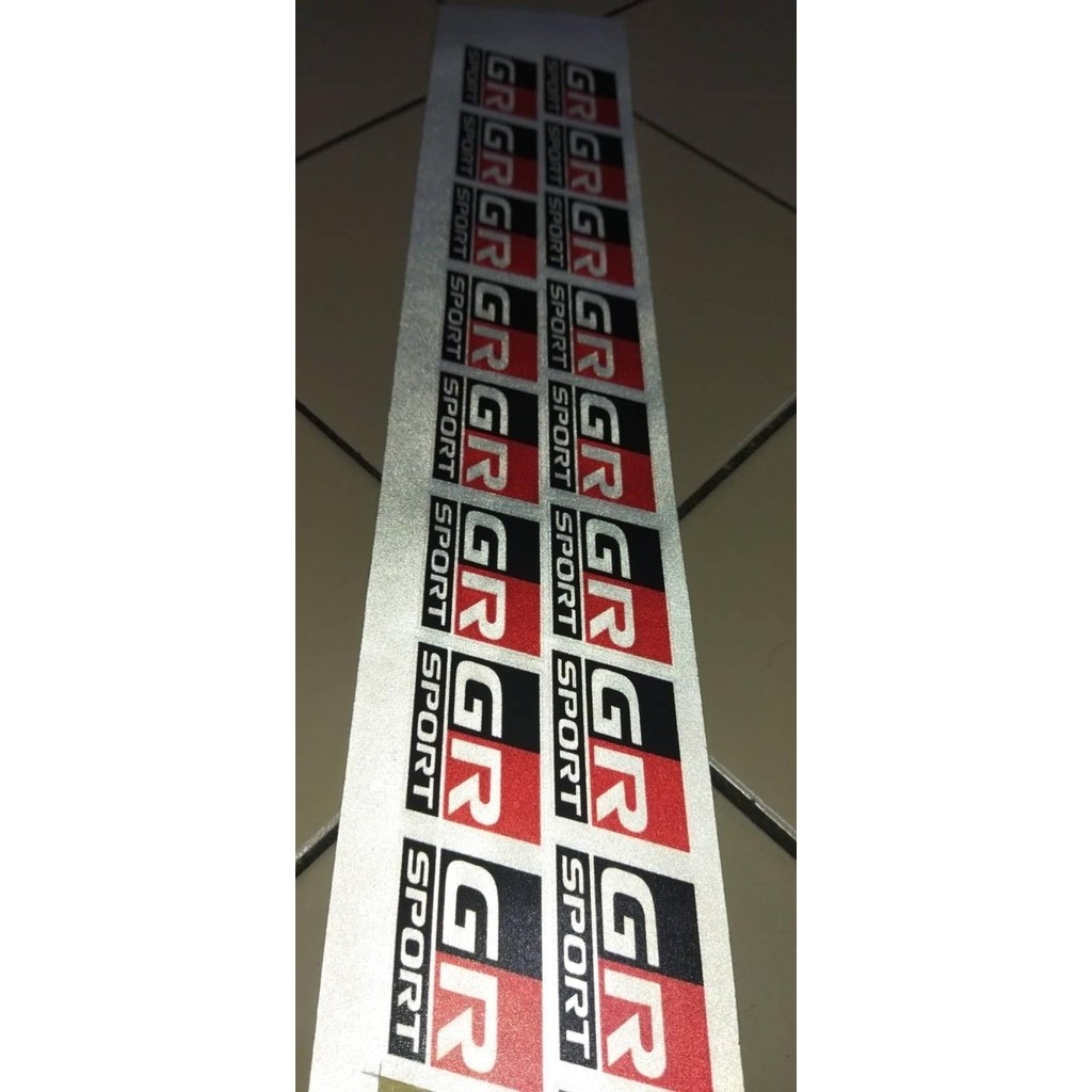 

AT stiker print cut reflective