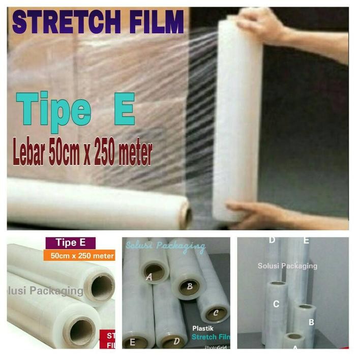 

AT Plastik Stretch Film E 50cmx250meter/Strech Film/Shrink/Segel/Wrap