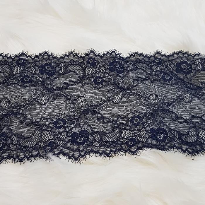 

AT Renda import halus / renda prancis (Navy Blue)