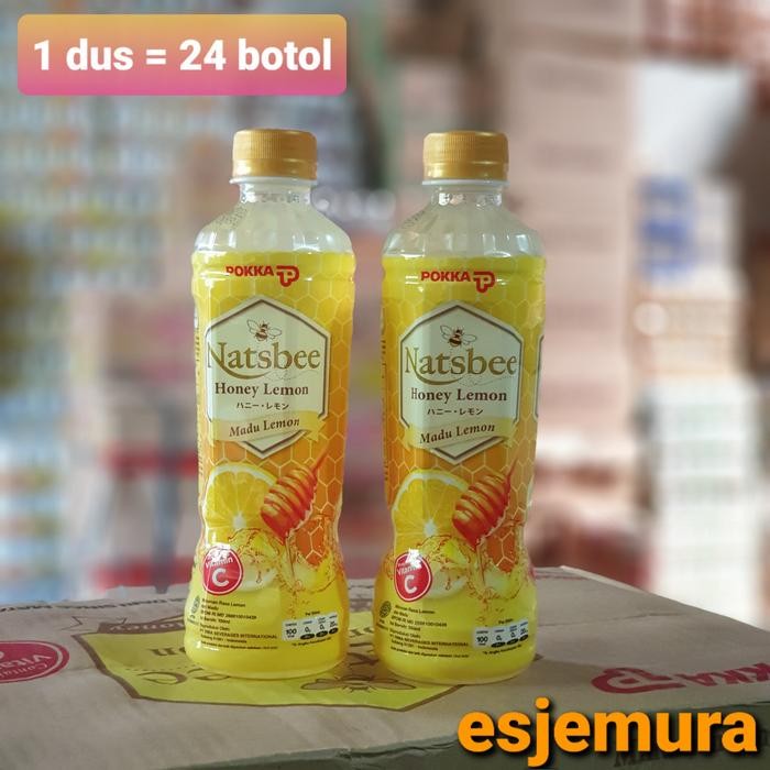 

Pokka Natsbee Honey Lemon / Minuman Madu Lemon Per Dus Isi 24 Botol