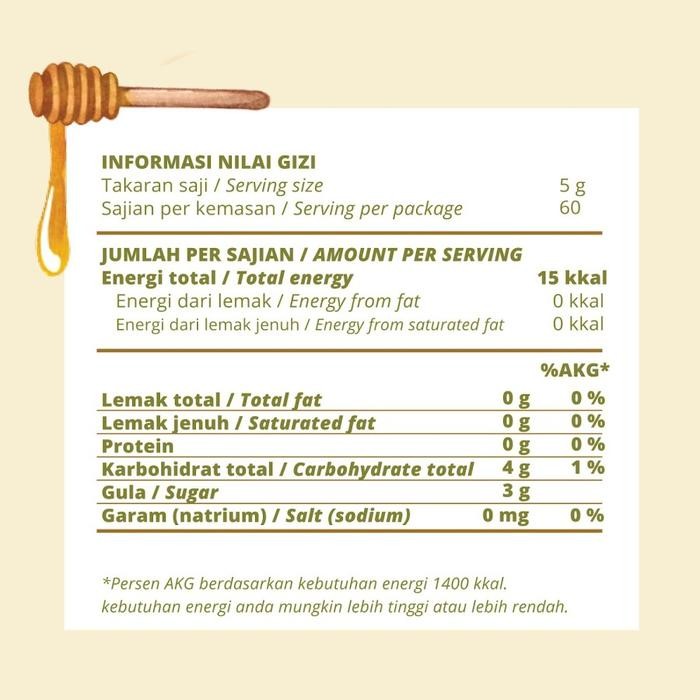 

Hungry Alana - Madu Murni Organik Anak - Wild Flower Honey