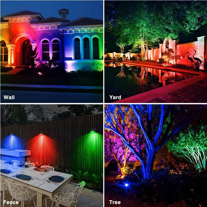 Lampu Taman Led Outdoor Yomiko / Lampu Sorot Taman Waterproof 5W Cob Berkualitas