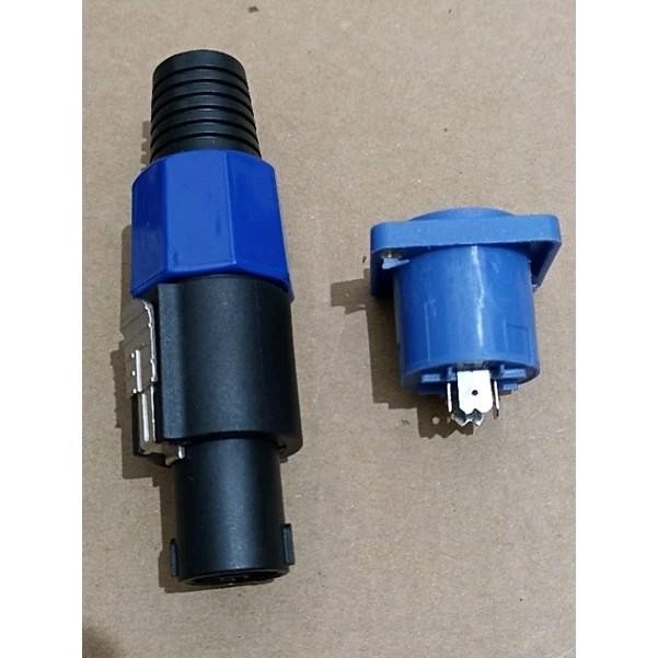 Jek jack spikon+ soket spikon satu set jek spikon. masih ready