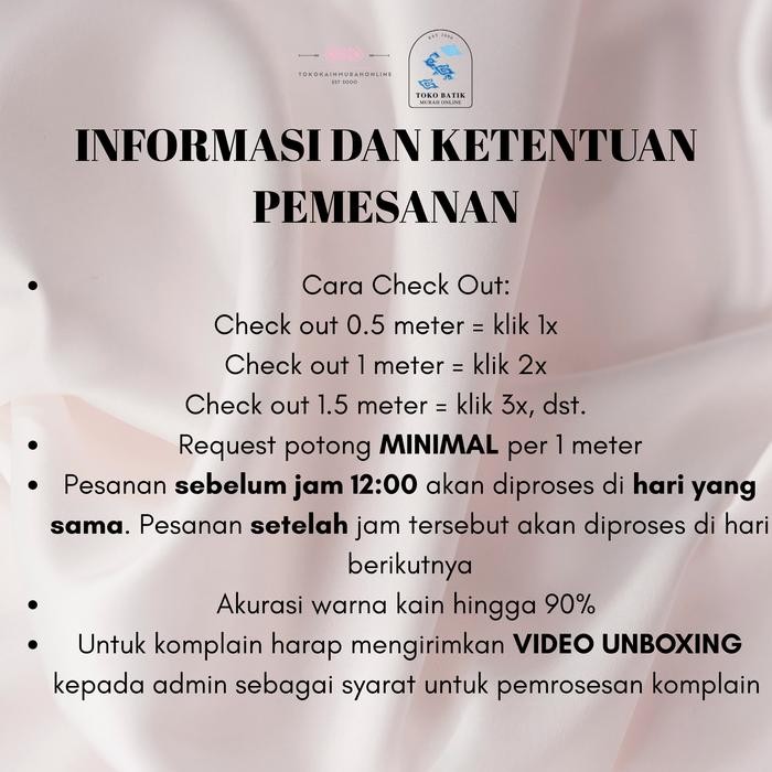 

AT Kain Kebaya Tile Brokat Payet REBECCA 2024 Bordir Full Payet Premium Meteran Mewah