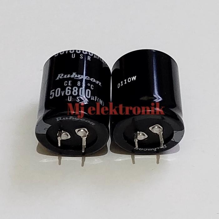 Elco 6800uf 50v elko Rubycon 6800uf 50v For Audio masih ready