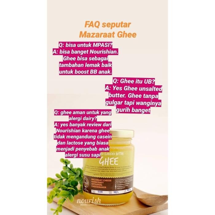 

(Expert) Mazaraat, Organic Ghee 200gr