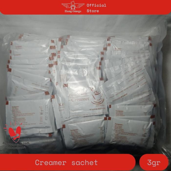 

(Expert) creamer sachet nett 3gr, 1 pack isi 250pcs