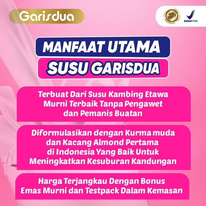 

(Expert) Susu Garis Dua Sherin Susu Suami Istri Program Kesuburan Kehamilan