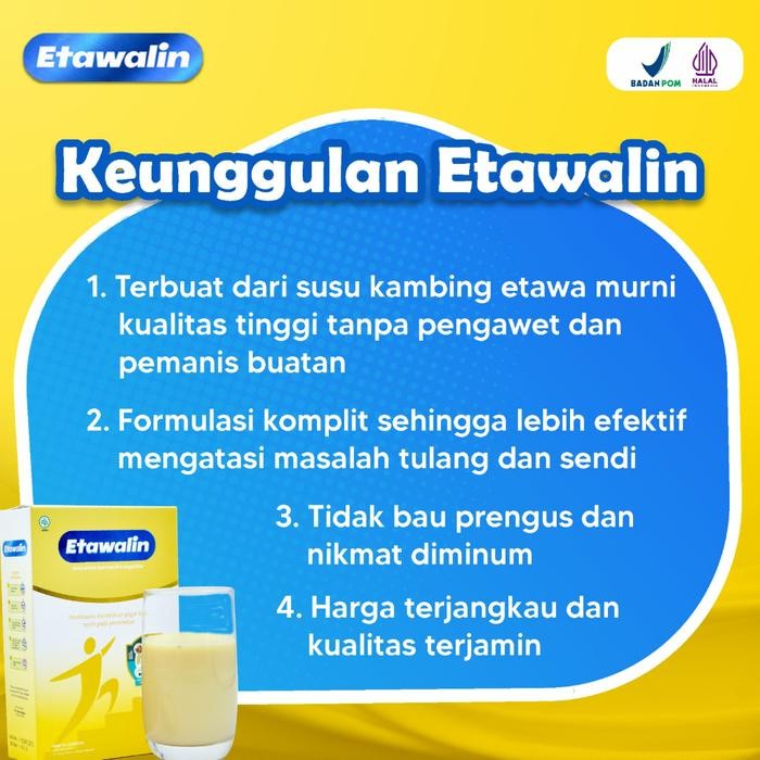 

(Expert) Etawalin - Susu Kambing Etawa Tingkatkan Kepadatan Tulang Terapi Asam Urat Kronis Tanpa