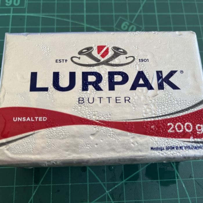 

(Expert) Lurpak Unsalted butter 200gr Danish butter mentega tawar