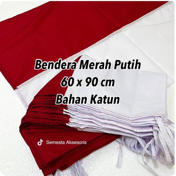 Bendera Merah Putih 60 x 90 katun