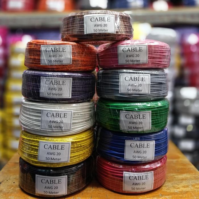 KABEL AWG 20 CABLETON 50METER/ROLL MADE IN JAPAN
