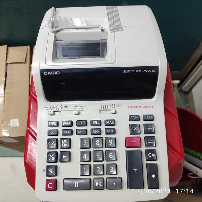 

Kalkulator Printing/Calculator Casio DR 240TM/DISPLAY TOKO/REAL PICT