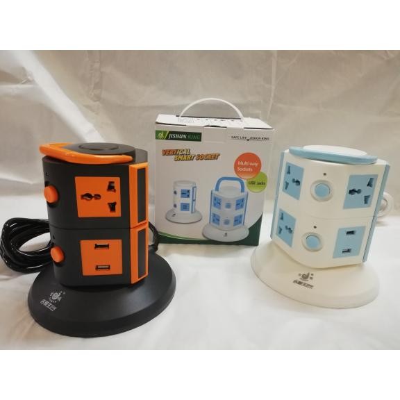 USB CHARGING VERTIKAL Socket / COLOKAN LISTRIk 2 TINGKAT + USB Charge