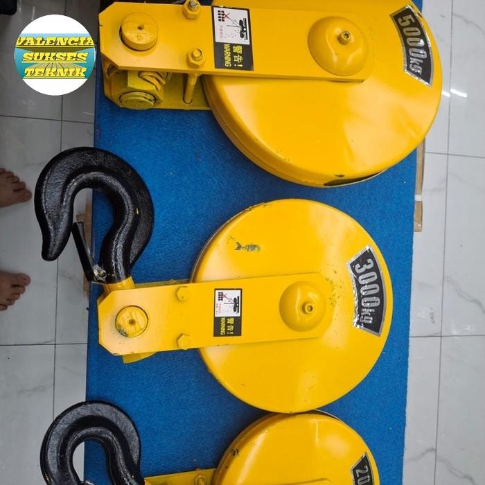 Unik Hook Bottom 5000Kg Wire Rope Hoist 5 Ton