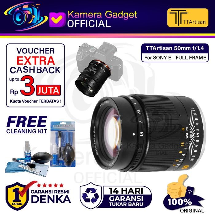 TTArtisan 50mm f1.4 Manual Focus Lens Canon Leica Nikon Sony