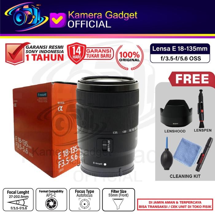 Sony E 18-135mm f3.5-5.6 OSS Sony E 18-135 mm OSS Garansi Resmi