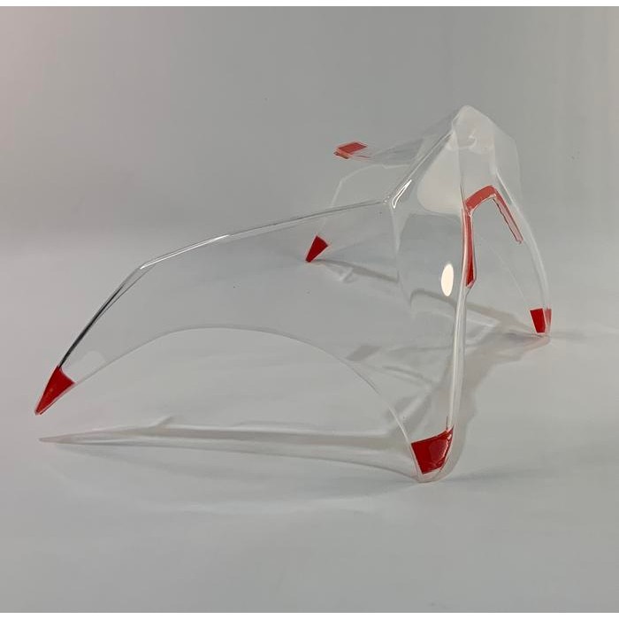 Spoiler Kyt R10 3D Gp Black Glosy, Black Doff